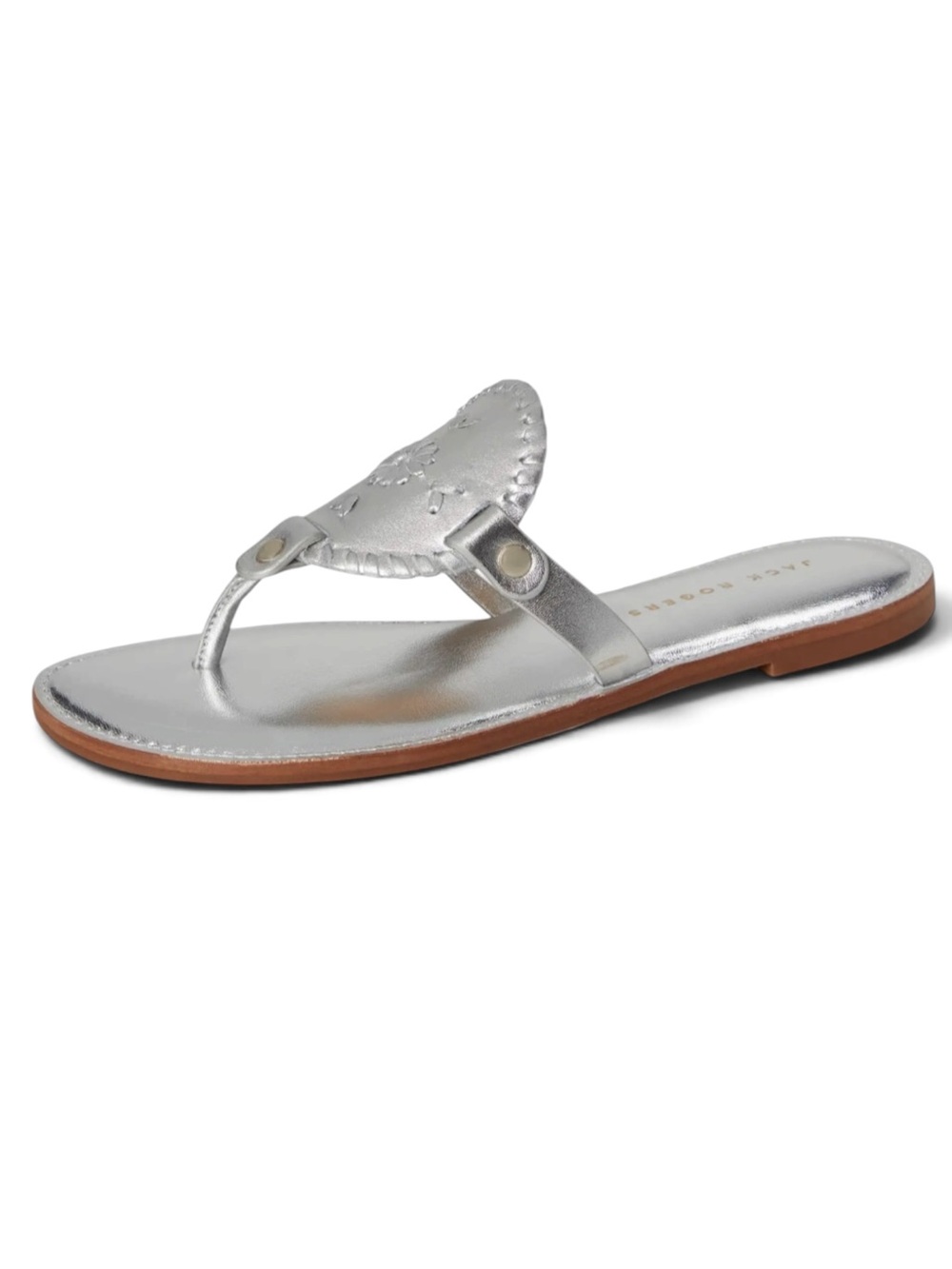 JACK ROGERS Collins Metallic Sandals - Picture 4 of 14